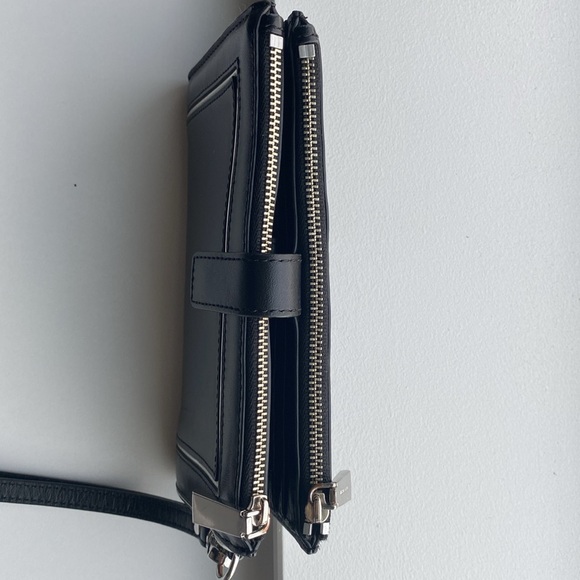 Michael Kors Wallet Wristlet Double Zipper Black with Phone Slot - Picture 5 of 9